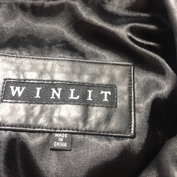 winlit womens leather jacket
